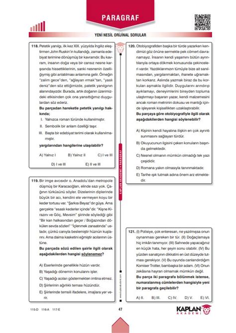 11 sınıf paragraf soruları pdf